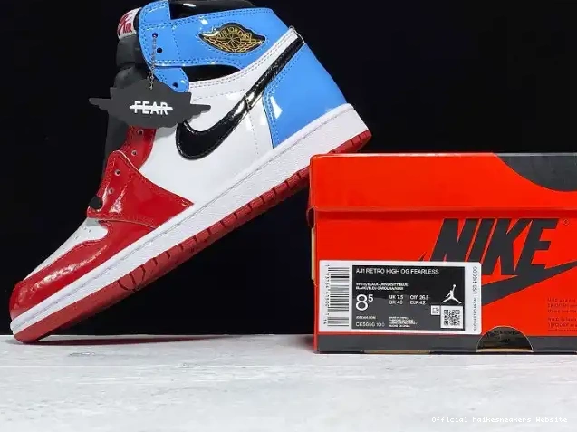 Official Maikesneakers Air 1 Jordan Fearless CK5666-100 Retro High OG 0509